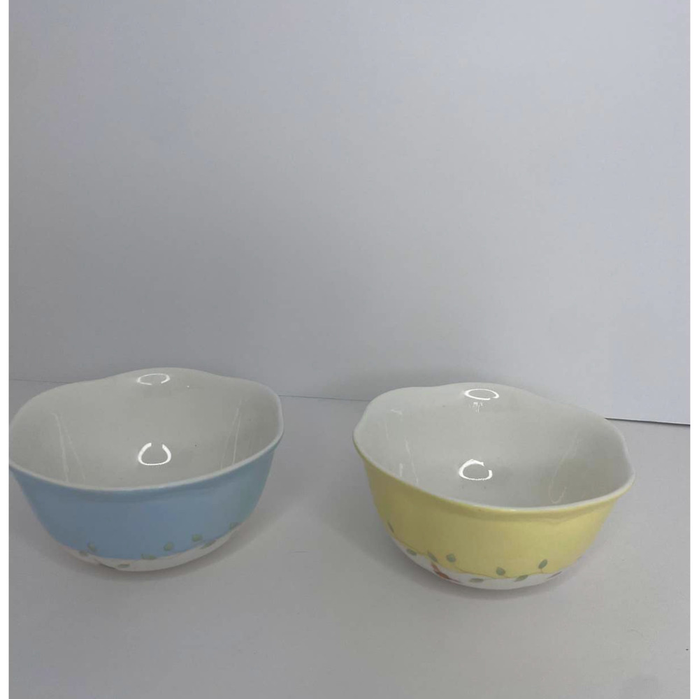 Lenox Butterfly Meadow Yellow and Blue 4 3/4 x2 3/8
